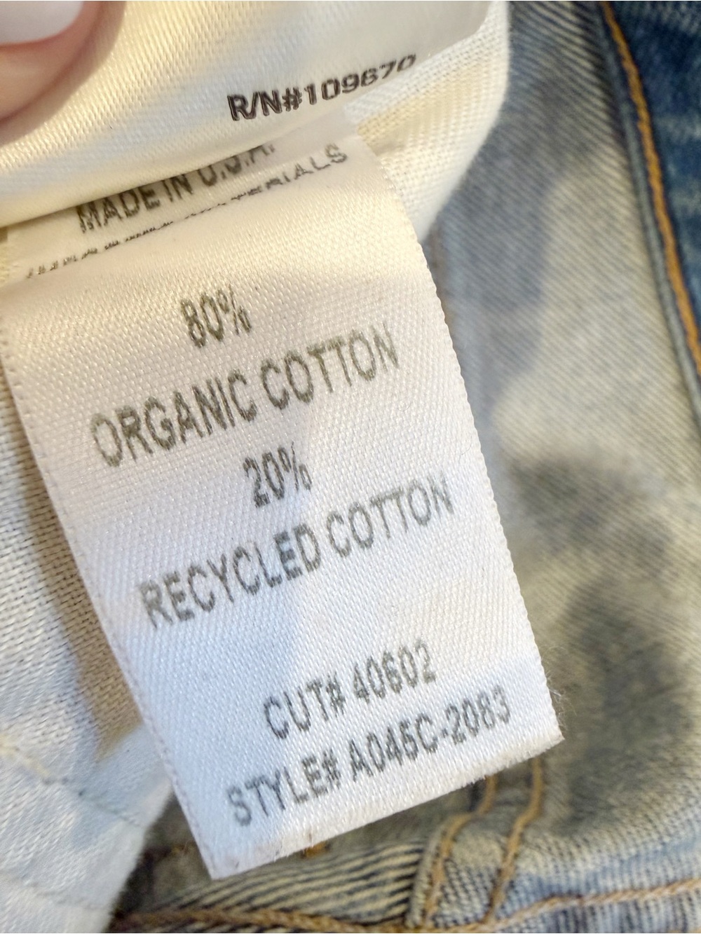 AGOLDE Jamie High Rise Classic Jeans Distressed Dakota Wash size 24 - Picture 7 of 9